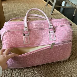 Barbie Pink Carry-on bag / long weekend travel duffel bag